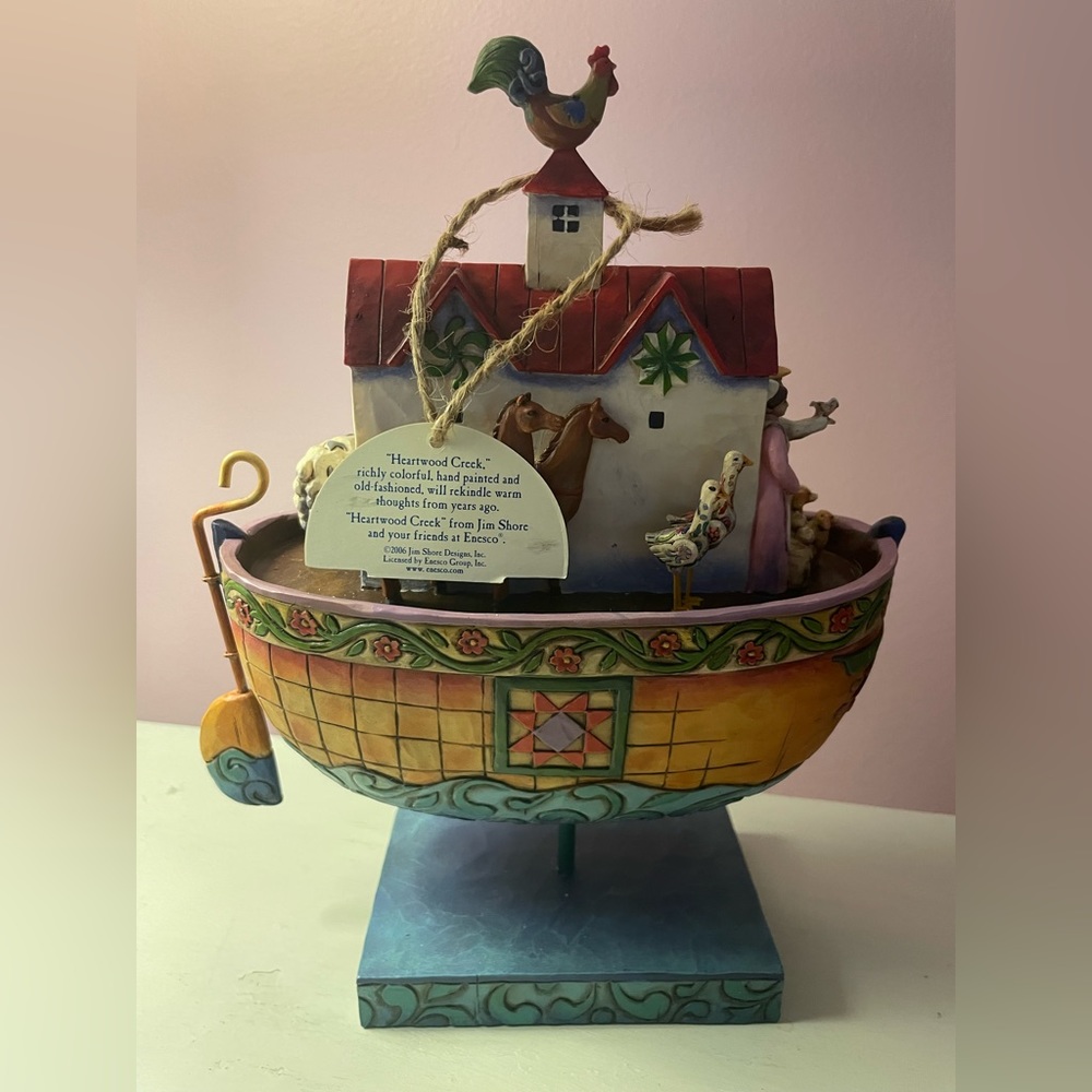 Jim Shore, Two by Two, All Creatures of Faith large figurine